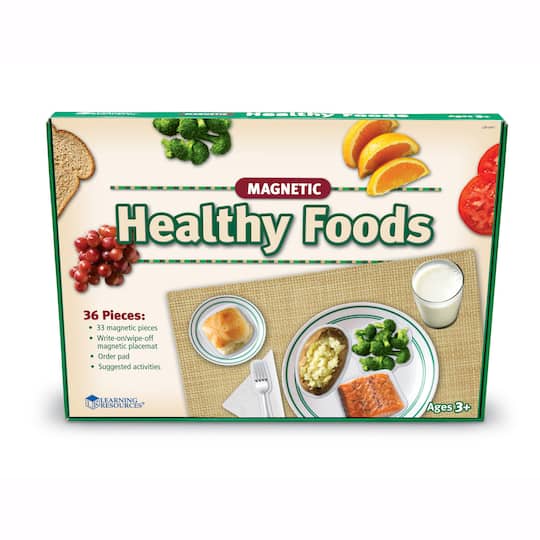 Learning Resources&#xAE; Pretend &#x26; Play&#xAE; Magnetic Healthy Foods Set